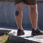 Тату славянский круг на ноге парня –Уличная татуировка (street tattoo)–22.09.2020–tatufoto.com 4