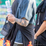 Тату смерть в капюшоне и портрет девушки с надписями на руке парня – Уличная татуировка (street tattoo)-29.09.2020-tatufoto.com 9