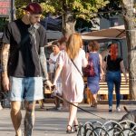 Тату факел и лента из патронов на ноге парня --Уличная тату-street tattoo-21.09.2020-tatufoto.com 2
