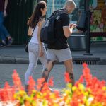 Тату череп и оскал тигра на шее парня –Уличная татуировка (street tattoo)–22.09.2020–tatufoto.com 4