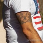 Тату череп и якорь на правом плече мужчины - Уличная татуировка 14.09.2020 – tatufoto.com 3