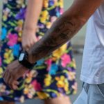 Татуировка портрет девушки клоуна на руке мужчины – 17.09.2020 – tatufoto.com 5