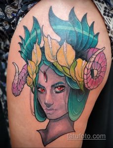 Фото интересного рисунка татуировки 03.09.2020 №013 -interesting tattoo- tatufoto.com