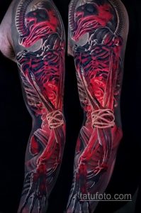 Фото интересного рисунка татуировки 03.09.2020 №045 -interesting tattoo- tatufoto.com