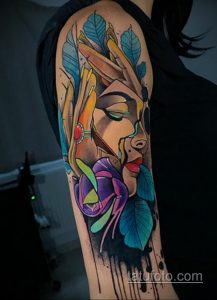 Фото интересного рисунка татуировки 03.09.2020 №048 -interesting tattoo- tatufoto.com