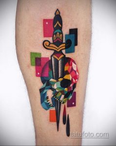Фото интересного рисунка татуировки 03.09.2020 №057 -interesting tattoo- tatufoto.com