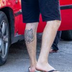 Фото неудачной татуировки с тигром внизу левой ноги мужчины – 17.09.2020 – tatufoto.com 5
