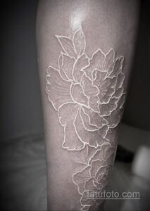 Фото пример белой татуировки 24.09.2020 №014 -white tattoo- tatufoto.com