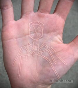 Фото пример белой татуировки 24.09.2020 №016 -white tattoo- tatufoto.com