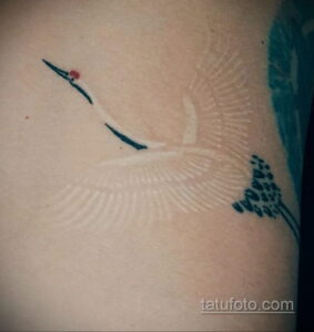 Фото пример белой татуировки 24.09.2020 №017 -white tattoo- tatufoto.com