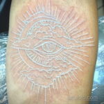 Фото пример белой татуировки 24.09.2020 №018 -white tattoo- tatufoto.com