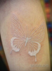 Фото пример белой татуировки 24.09.2020 №023 -white tattoo- tatufoto.com