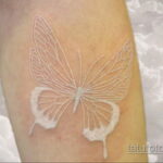 Фото пример белой татуировки 24.09.2020 №027 -white tattoo- tatufoto.com