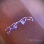 Фото пример белой татуировки 24.09.2020 №028 -white tattoo- tatufoto.com