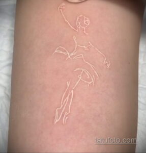 Фото пример белой татуировки 24.09.2020 №035 -white tattoo- tatufoto.com