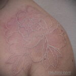 Фото пример белой татуировки 24.09.2020 №046 -white tattoo- tatufoto.com