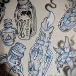 Фото пример классного эскиза для тату 05.09.2020 №007 -tattoo sketch- tatufoto.com