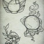 Фото пример классного эскиза для тату 05.09.2020 №051 -tattoo sketch- tatufoto.com