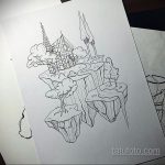 Фото пример классного эскиза для тату 05.09.2020 №112 -tattoo sketch- tatufoto.com