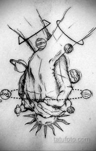 Фото пример классного эскиза для тату 05.09.2020 №160 -tattoo sketch- tatufoto.com
