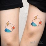 Фото пример парной татуировки 05.09.2020 №009 -pair tattoo- tatufoto.com