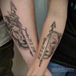 Фото пример парной татуировки 05.09.2020 №019 -pair tattoo- tatufoto.com