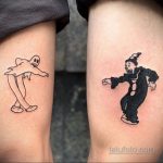 Фото пример парной татуировки 05.09.2020 №022 -pair tattoo- tatufoto.com