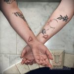 Фото пример парной татуировки 05.09.2020 №035 -pair tattoo- tatufoto.com