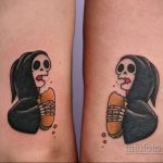 Фото пример парной татуировки 05.09.2020 №051 -pair tattoo- tatufoto.com