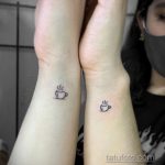 Фото пример парной татуировки 05.09.2020 №059 -pair tattoo- tatufoto.com