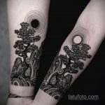 Фото пример парной татуировки 05.09.2020 №092 -pair tattoo- tatufoto.com