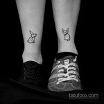 Фото пример парной татуировки 05.09.2020 №095 -pair tattoo- tatufoto.com