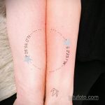 Фото пример парной татуировки 05.09.2020 №097 -pair tattoo- tatufoto.com