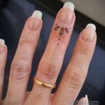 Фото пример татуировки на пальце 05.09.2020 №001 -fingertip tattoo- tatufoto.com
