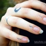 Фото пример татуировки на пальце 05.09.2020 №004 -fingertip tattoo- tatufoto.com