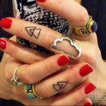 Фото пример татуировки на пальце 05.09.2020 №011 -fingertip tattoo- tatufoto.com