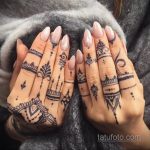 Фото пример татуировки на пальце 05.09.2020 №023 -fingertip tattoo- tatufoto.com