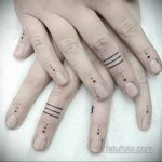 Фото пример татуировки на пальце 05.09.2020 №048 -fingertip tattoo- tatufoto.com