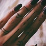Фото пример татуировки на пальце 05.09.2020 №051 -fingertip tattoo- tatufoto.com