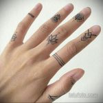 Фото пример татуировки на пальце 05.09.2020 №062 -fingertip tattoo- tatufoto.com