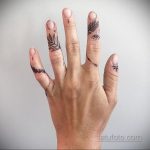 Фото пример татуировки на пальце 05.09.2020 №066 -fingertip tattoo- tatufoto.com