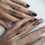 Фото пример татуировки на пальце 05.09.2020 №071 -fingertip tattoo- tatufoto.com