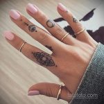 Фото пример татуировки на пальце 05.09.2020 №076 -fingertip tattoo- tatufoto.com
