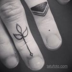 Фото пример татуировки на пальце 05.09.2020 №078 -fingertip tattoo- tatufoto.com
