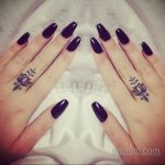 Фото пример татуировки на пальце 05.09.2020 №081 -fingertip tattoo- tatufoto.com