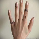 Фото пример татуировки на пальце 05.09.2020 №094 -fingertip tattoo- tatufoto.com