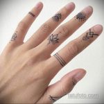 Фото пример татуировки на пальце 05.09.2020 №095 -fingertip tattoo- tatufoto.com