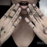 Фото пример татуировки на пальце 05.09.2020 №096 -fingertip tattoo- tatufoto.com