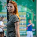 Фрагмент татуировки с лисой и цветами на левом плече и руке девушки – 17.09.2020 – tatufoto.com 2