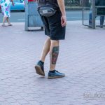 Цветная тату на икре и голени парня - Уличная татуировка 14.09.2020 – tatufoto.com 3